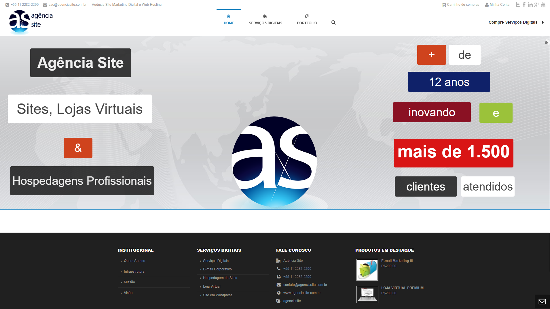 Agência Site em 2015